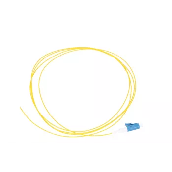 Pigtail LC/PC singlemode Extralink 1,5 m, 900 µm G.657.A1 FTTH, geel, easy-strip