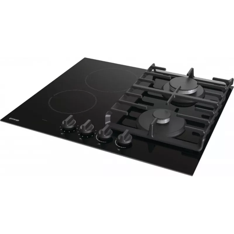 Gorenje GCE691BSC zwart inbouw 60 cm combi 4 kookzones