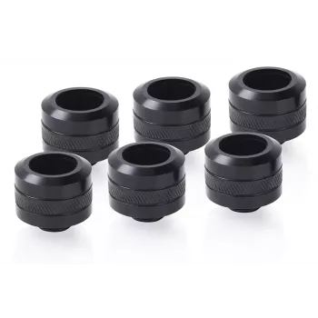 Fitting Kit Alphacool 17477 messing zwart 23 mm hoogte 2,6 cm diameter