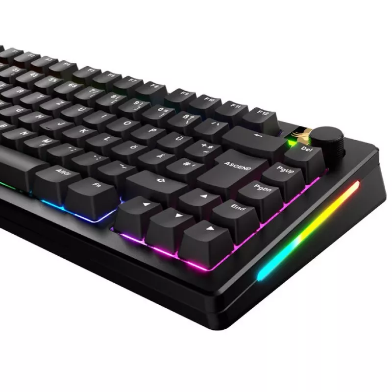 Keycaps GLORIOUS GPBT Basics — PBT-toetsenkapjesset, DE-ISO-indeling, zwart
