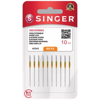 SINGER naaimachinenaalden N204511M1003 — model 2045 SZ12 BLST, 10-pack, universele huishoudnaalden