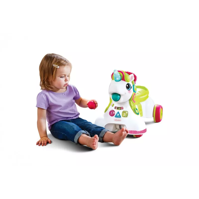 Ride-on, Pusher 3in1 - eenhoorn