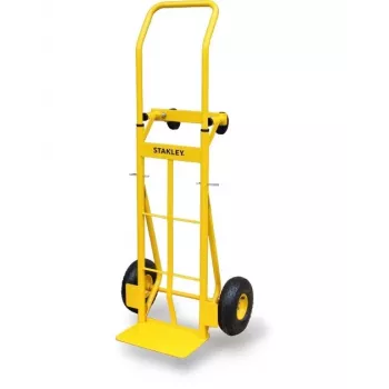 Handwagen STANLEY SXWTD-MT519 — stalen steekwagen, 200 kg draagvermogen, 4 wielen, 26 cm rubberen wielen