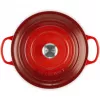 Le Creuset Signature 6,7 L rond rood
