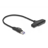 DeLOCK USB naar SATA-converter 6 Gb/s USB Type-C Type-A 0,3m