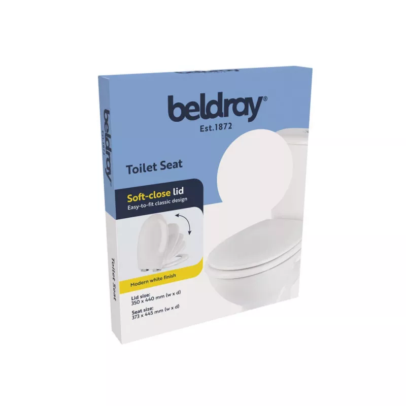 Toiletbril Beldray LA030252UFFEU7 — antibacterieel, onderhoudsvriendelijk design