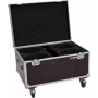 Flightcase Roadinger 4x LED TMH-X4 met wielen — beschermhoes voor 4 TMH-X4 LED-spots