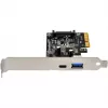 SilverStone ECU03 - USB-adapter - PCIe 2.0 x2 Low Profile - USB-C 3.1 x 1 + USB-C x 1 (SST-ECU03)