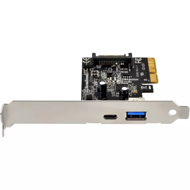 SilverStone ECU03 - USB-adapter - PCIe 2.0 x2 Low Profile - USB-C 3.1 x 1 + USB-C x 1 (SST-ECU03)