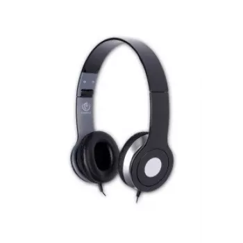 Headset Rebeltec City universele headsets met microfoon zwart RBLSLU00020