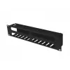 Rack-monteerbare 19 inch 2U kabelorganizer LANBERG AK-1705-B, zwart