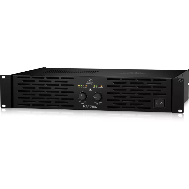 Behringer KM750 audioversterker 2.1-kanalen zwart