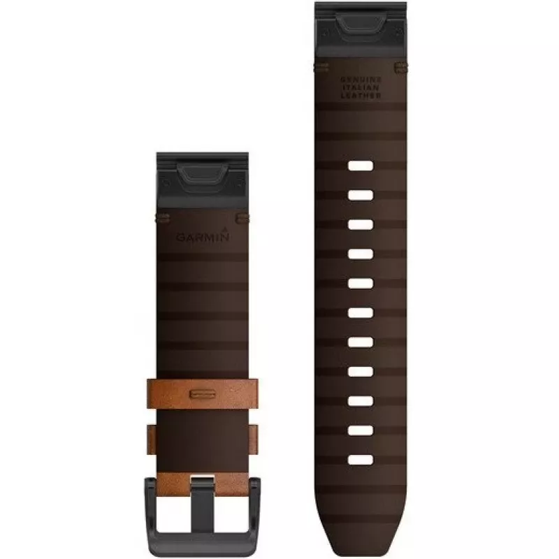 Band Garmin QuickFit 22 bruin leer