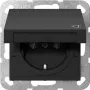 GIRA 4454005 SCHUKO KD System 55 zwart (4454005)