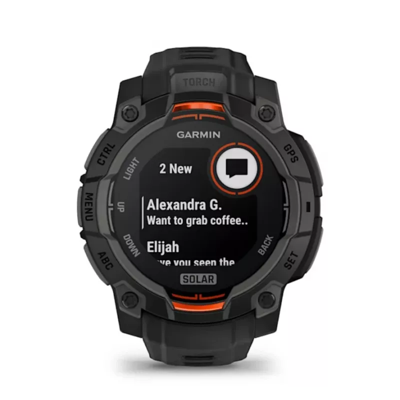 Garmin Instinct® 3 – 45 mm, solarhorloge zwart
