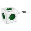 Allocacoc PowerCube Extended type E stekkerdoos 1,5 m 5 AC-stopcontacten binnen groen