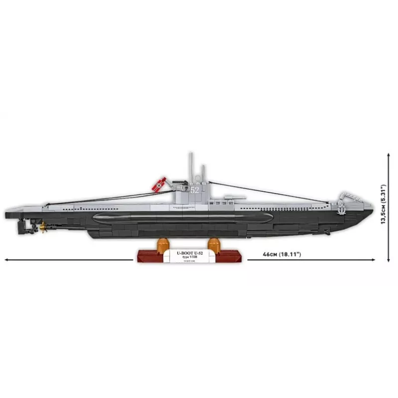 Bouwset Cobi U-boot U-52 – modelbouwset met 474 onderdelen
