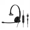 Headset EPOS IMPACT 100 MS mono USB-C+A bekabeld lichtgewicht 51g