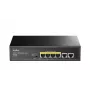 Netwerk-switch Cudy FS1006P Fast Ethernet 6-poorts (4 PoE, 1 PoE+) 10/100 Mbit/s, 1,2 Gbit/s bandbreedte, metalen behuizing, rack-/wandmontage
