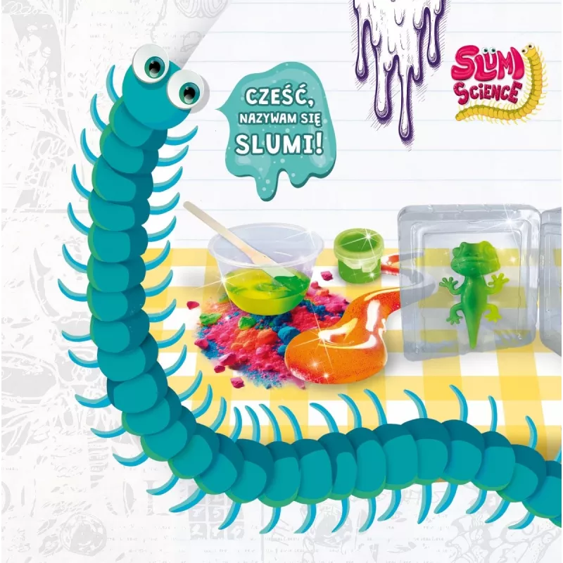 Educatieve knijper Liscianigiochi Slumi Science kameleon 304-PL110971 – praktisch wetenschapsspeelgoed