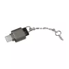 USB-C naar microSD-kaartlezer als sleutelhanger