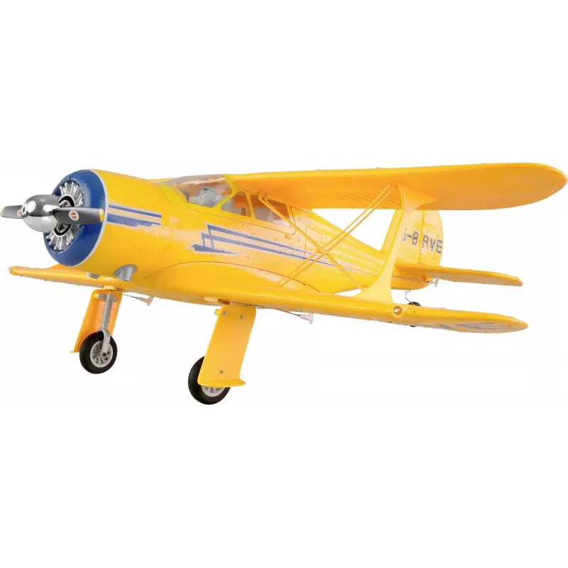 RC-vliegtuig Amewi AMXFlight Beech D17s 3D/6G RTF — geel, vliegklaar model