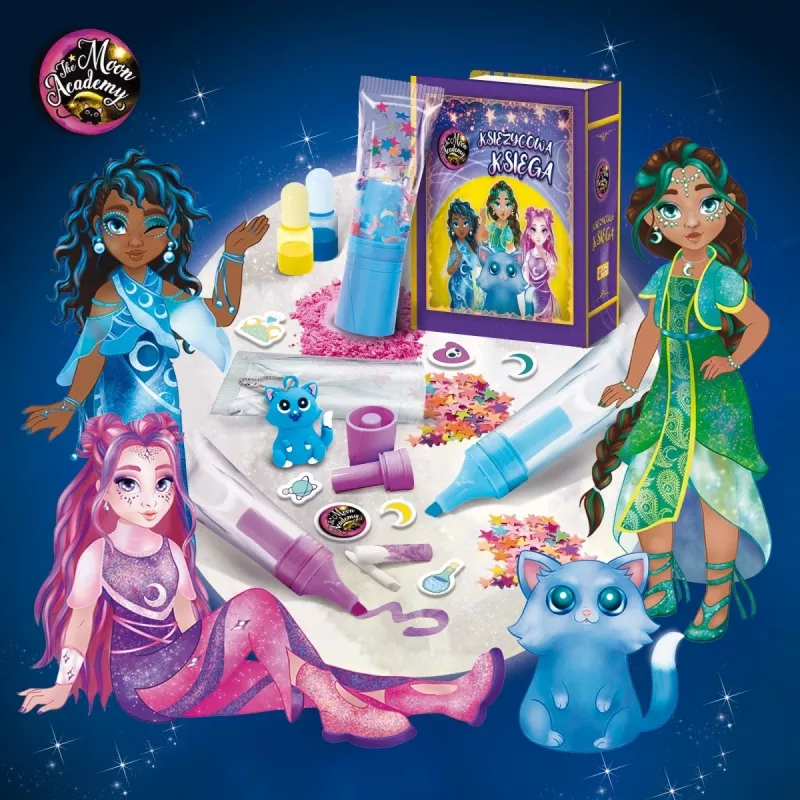 Markeerstiftenset Liscianigiochi Moon Academy — set Moon-markeerstiften (304-PL110568)