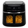 Adler AD 6318 airfryer, 8 l, 2500 W, lcd-display, 9 programma's, zwart