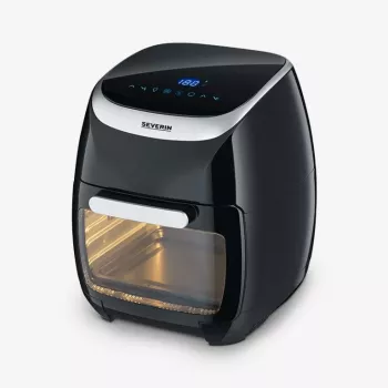 Heteluchtfriteuse Severin FR2446 11 L 2000 W zwart zilver