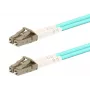 Glasvezelkabel LOGON AL5LCLC07I/3I 7 m OM3 LC–LC aqua vollduplex