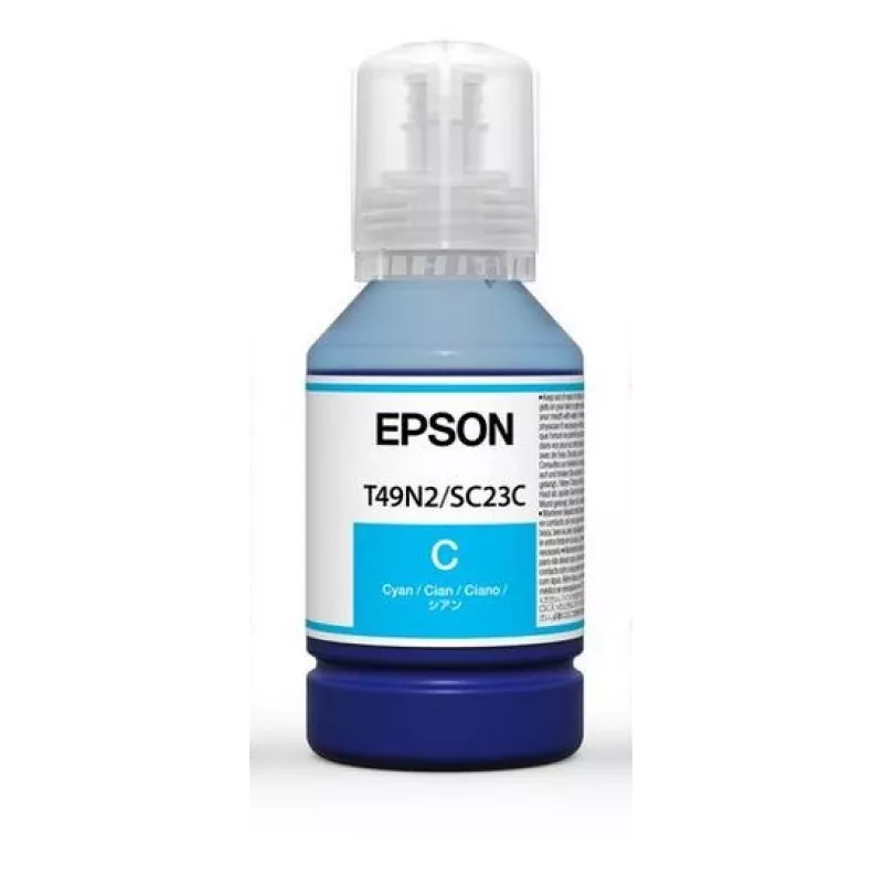 Inktcartridge Epson Cyaan 140ml voor SC-T3100x (C13T49H20N) Origineel