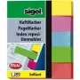 Zelfklevende etiketten Sigel HN625 blauw groen roze rood geel