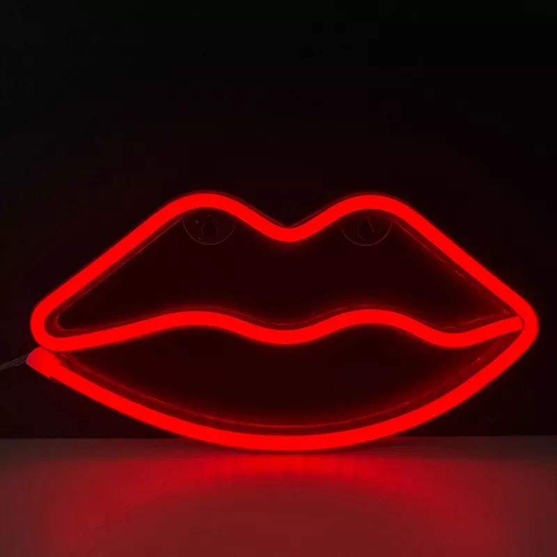 Neonlampen MANTA SNL61RGB LIPS RGB kleurwisselend decorbord, model SNL61RGB
