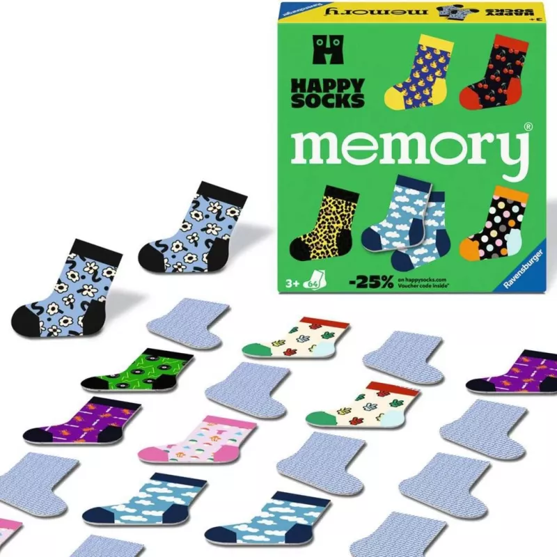 memory Happy Socks, memoryspel