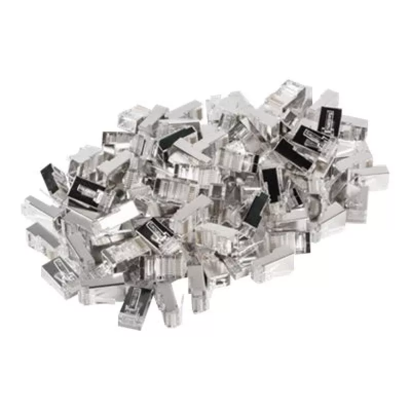 Lanberg PLS-5000 draadverbinder RJ-45 roestvrij staal - transparant (PLS-5000)