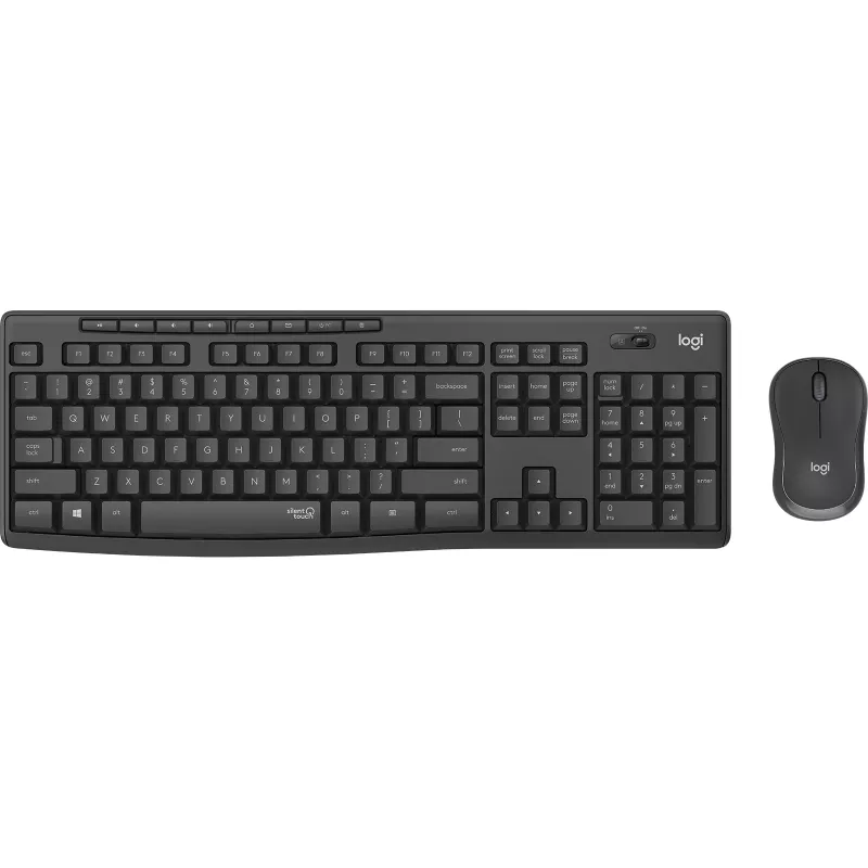 Draadloze toetsenbord-muisset Logitech MK295 Silent