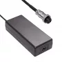 Akyga AK-EV-23 oplader voor e-bikes / e-scooters met 72V Li-Ion-accu (20S), 84 V, 2 A, GX16 12 mm bus, 1,2 m