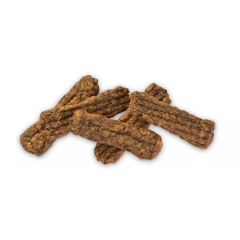 Hondensnacks Brit Jerky Snack lam 80 g — suikervrij, volwassen honden, zak