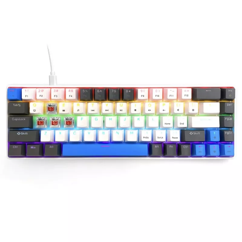 Media-Tech MT1259 Red Core MX60 mechanisch 60%-gamingtoetsenbord