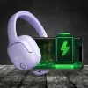 Koptelefoon MANTA HDP1001PU Rytmo Elegance paars over-ear bedraad, model HDP1001PU