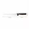Fiskars 1057538 keukenmes roestvrij staal 1 stuk broodmes