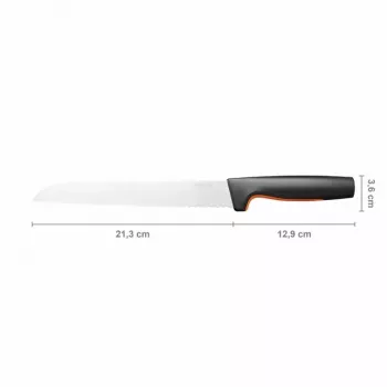 Fiskars 1057538 keukenmes roestvrij staal 1 stuk broodmes