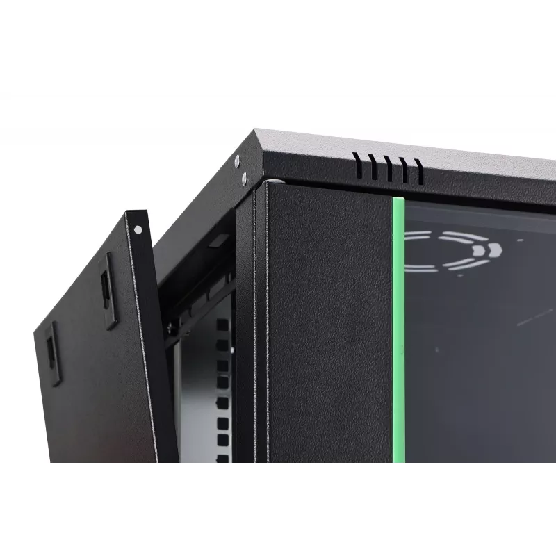 Wandmontage-kast DIGITUS Dynamic-N 12U, 600x450 mm (BxD), IP20, slot met sleutel, ongemonteerd