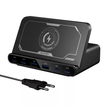 Oplader BlitzWolf BW-S27 160W, 2×USB-A, 4×USB-C