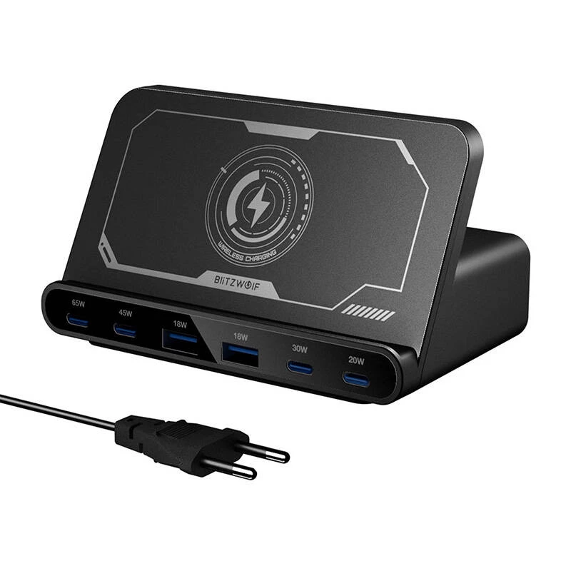 Oplader BlitzWolf BW-S27 160W, 2×USB-A, 4×USB-C