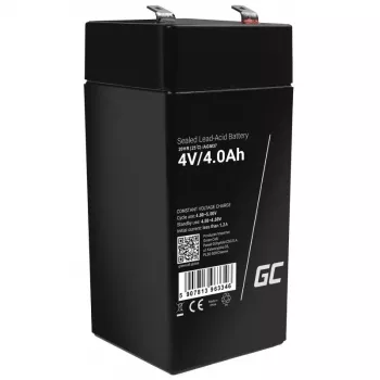 Green Cell AGM37 industriële accu, verzegelde lood-zuur (VRLA), 4000 mAh, 4 V