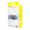 USB-C-naar-USB-C-oplaadkabel Baseus Tungsten Gold 100W 1 m, zwart, nylon