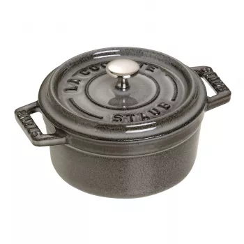Losse pan Staub Minis 10 cm grijs gietijzer 700 g