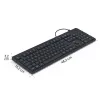 Bedrade toetsenbord CK-100 zwart