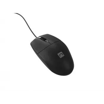 Bekabelde bureaumuis NATEC Ruff Plus USB Type-A, rechtshandig, 1200 DPI, 3 knoppen, zwart